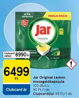 Tesco Jar mosogatókapszula ajánlat