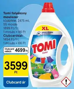 Tesco Tomi folyékony mosószer ajánlat