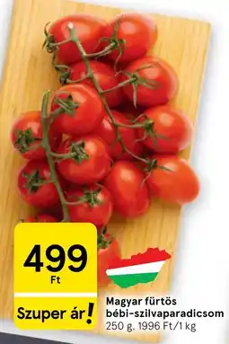 Tesco Magyar fűrtös bébi-szilvaparadicsom ajánlat