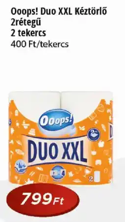 Real Ooops! Duo XXL Kéztörlő ajánlat