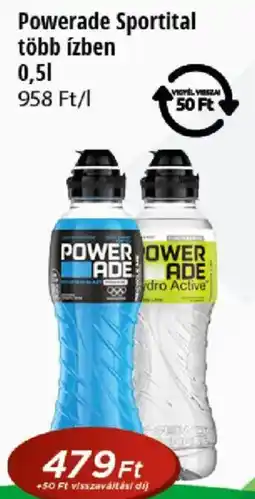 Real Powerade sportital ajánlat