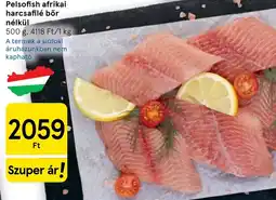 Tesco Pelsofish afrikai harcsafilé ajánlat
