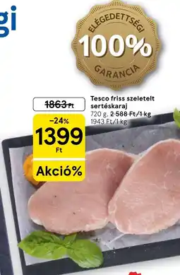 Tesco Tesco friss szeletelt sertés karaj ajánlat