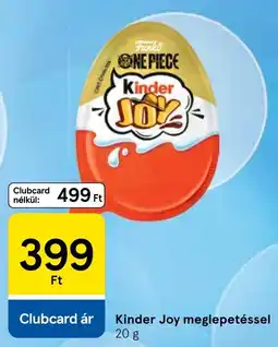 Tesco Kinder Joy ajánlat