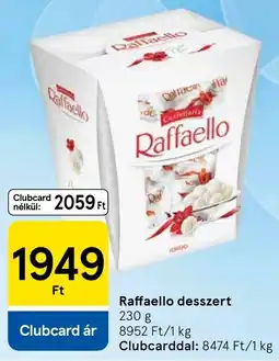 Tesco Raffaello desszert ajánlat