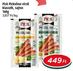 Real Pick Pickolino virsli klasszik, sajtos ajánlat