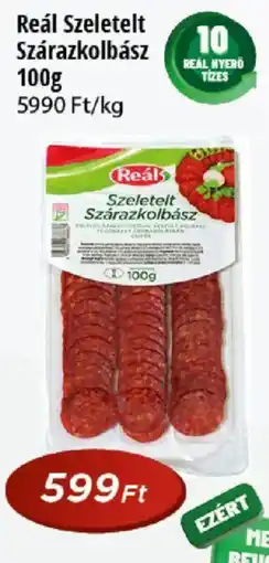 Real Reál Szeletelt Szárazkolbász ajánlat