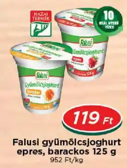 Real Falusi gyümölcsjoghurt epres, barackos ajánlat