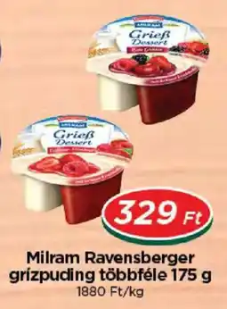 Real Milram Ravensberger grízpuding ajánlat