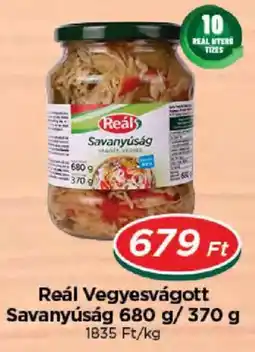 Real Reál Vegyesvágott Savanyúság ajánlat