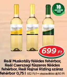 Real Reál fehérbor ajánlat