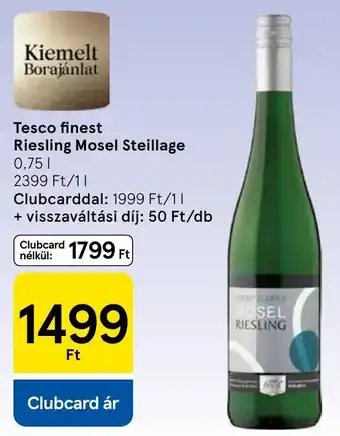 Tesco finest Riesling Mosel Steillage