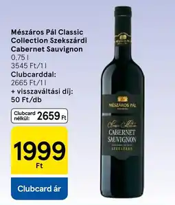 Tesco Mészáros Pál Classic Collection Cabernet Sauvignon ajánlat