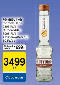 Tesco Fütyülős likör ajánlat