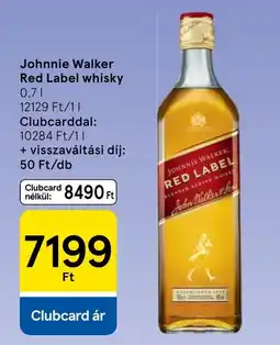Tesco Johnnie walker red label whisky ajánlat