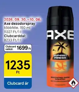Tesco Axe deodorospray ajánlat