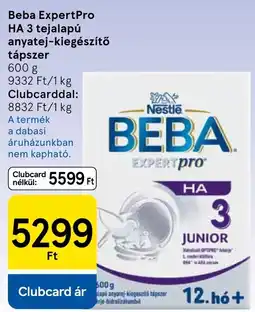 Tesco Nestlé beba expert pro ha 3 junior ajánlat