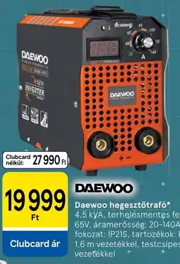 Tesco Daewoo hegesztőtrafo ajánlat