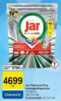 Tesco Jar platinum plus mosogatókapszula ajánlat