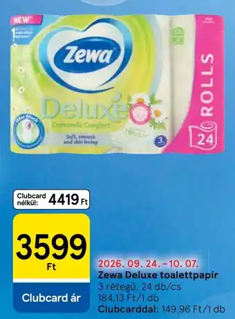 Zewa deluxe toalettpapír