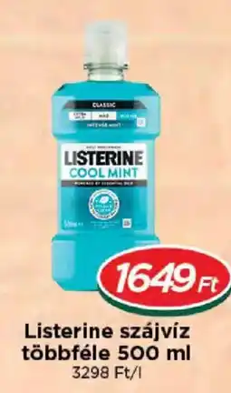 Real Listerine szájvíz ajánlat