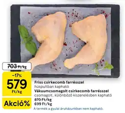 Tesco csirkecomb farrésszel ajánlat