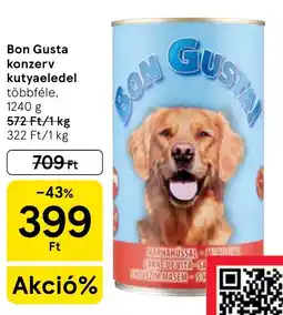 Tesco Bon Gusta kutyaeledel ajánlat