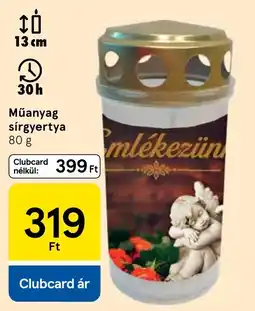 Tesco Műanyag sírgyertya ajánlat
