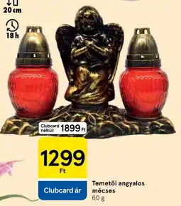 Tesco Temetői angyalos mécses ajánlat