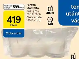 Tesco Parafin utántöltő ajánlat