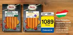 Tesco Pick roppanós virsli ajánlat