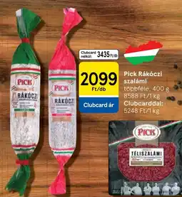 Tesco Pick rákóczi szalámi ajánlat
