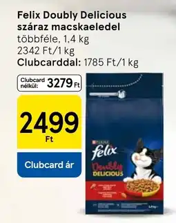 Tesco Felix Doubly Delicious száraz macskaeledel ajánlat