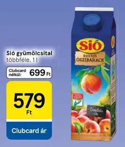 Tesco Sió gyümölcsital ajánlat