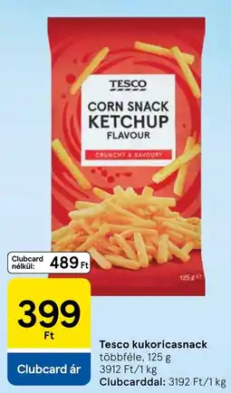 Tesco Tesco kukoricasnack ajánlat