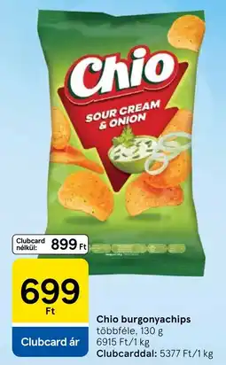 Tesco Chio burgonyachips ajánlat