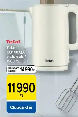 Tesco Tefal vízforraló ajánlat