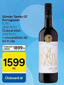 Tesco Günzer Tamás GT Portugieser ajánlat