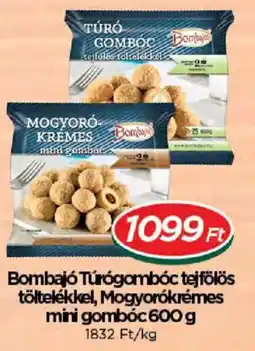 Real Bombajó túró gombóc ajánlat