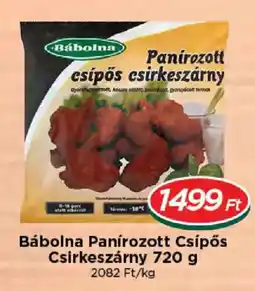 Real Babolna panírozott csípős csirkeszárny ajánlat