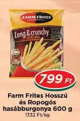 Real Farm Frites hosszú és ropogós hasábburgonya ajánlat