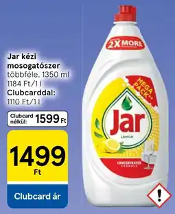 Tesco Jar mosogatószer ajánlat