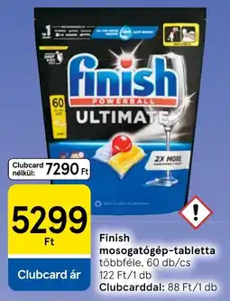 Tesco Finish mosogatógép-tabletta ajánlat