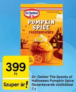 Tesco Dr.Oetker pumpkin spice fűszerkeverék ajánlat