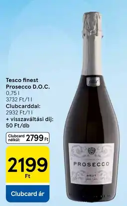 Tesco Tesco finest Prosecco D.O.C. ajánlat
