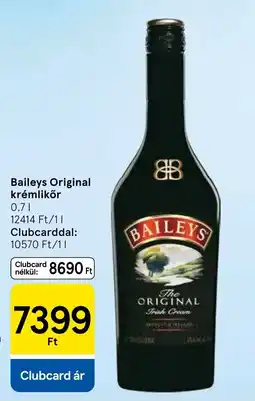 Tesco Baileys krémlikőr ajánlat