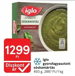 Tesco Iglo sóska mártás ajánlat
