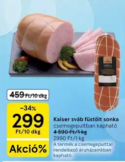 Tesco Kaiser sváb füstölt sonka ajánlat