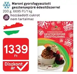 Tesco Maroni gyorsfagyasztott gesztenyepüré ajánlat