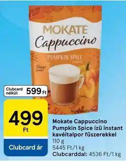 Tesco Mokate cappuccino ajánlat